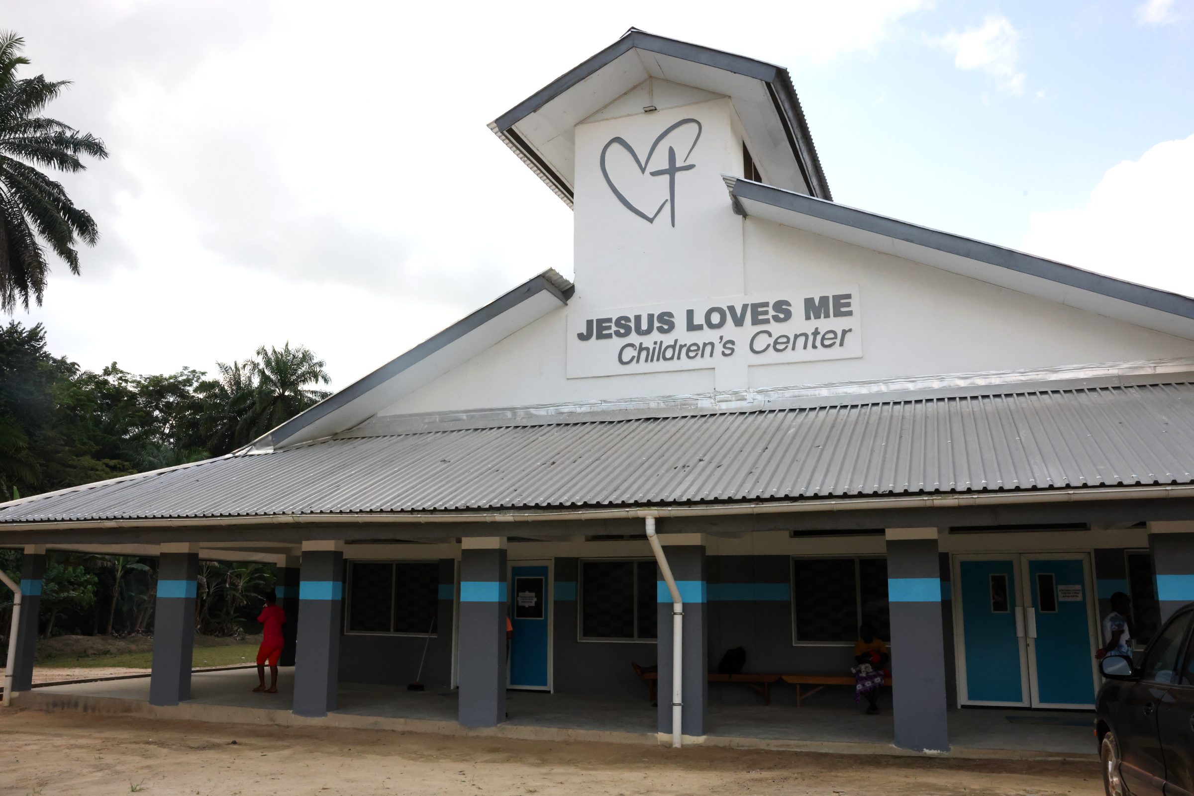The front of the Jesus Loves Me Children's Center in Bong County, Liberia